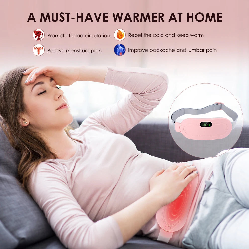 Electric Heating Pad for Period Cramp Relief - Wellness and Tech