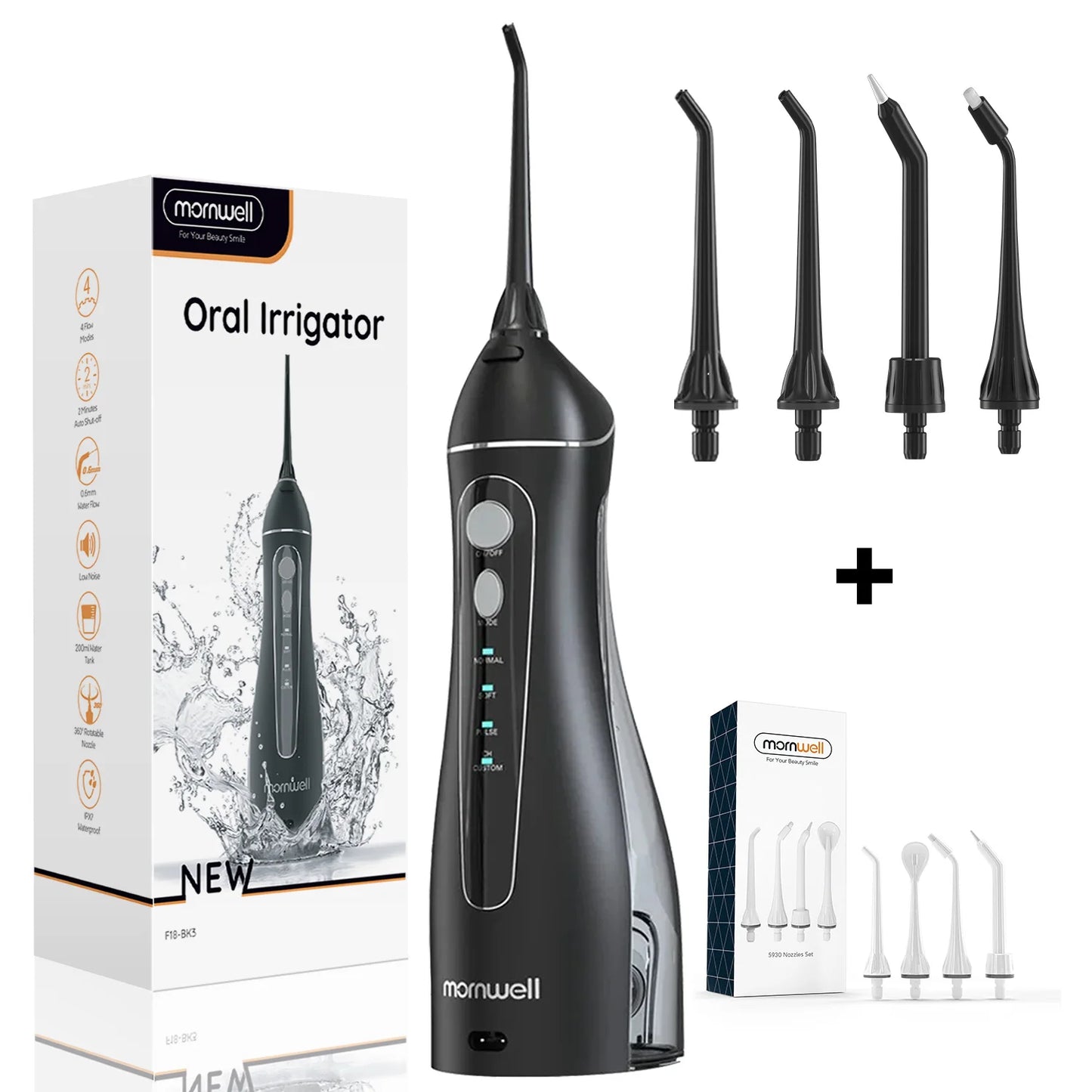 Adult Portable Oral Irrigator - Water Flosser - Wellness and Tech
