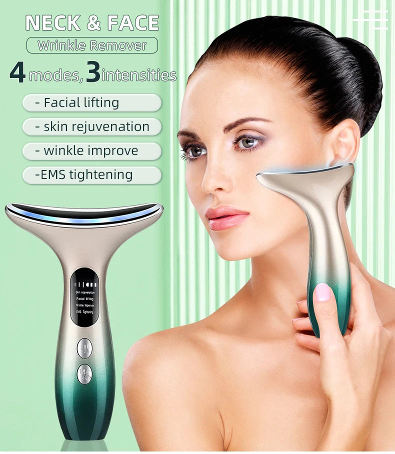 RF Skin Tightening | Face Lifting Device for Wrinkle | Anti Aging Ems Skin Rejuvenation - Wellness and Tech
