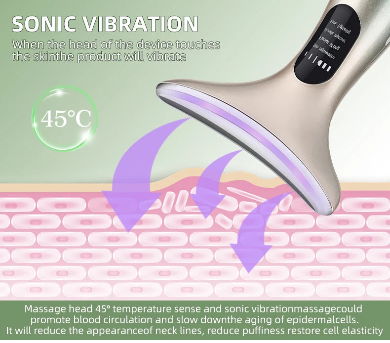 RF Skin Tightening | Face Lifting Device for Wrinkle | Anti Aging Ems Skin Rejuvenation - Wellness and Tech