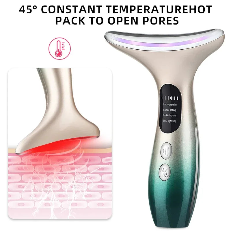 RF Skin Tightening | Face Lifting Device for Wrinkle | Anti Aging Ems Skin Rejuvenation - Wellness and Tech