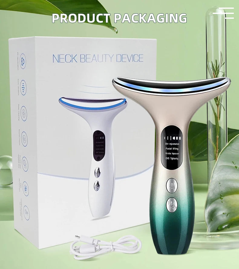 RF Skin Tightening | Face Lifting Device for Wrinkle | Anti Aging Ems Skin Rejuvenation - Wellness and Tech