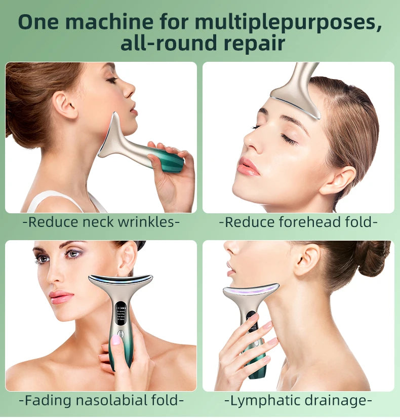 RF Skin Tightening | Face Lifting Device for Wrinkle | Anti Aging Ems Skin Rejuvenation - Wellness and Tech