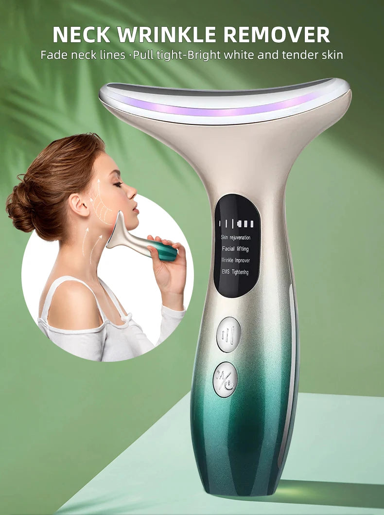 RF Skin Tightening | Face Lifting Device for Wrinkle | Anti Aging Ems Skin Rejuvenation - Wellness and Tech