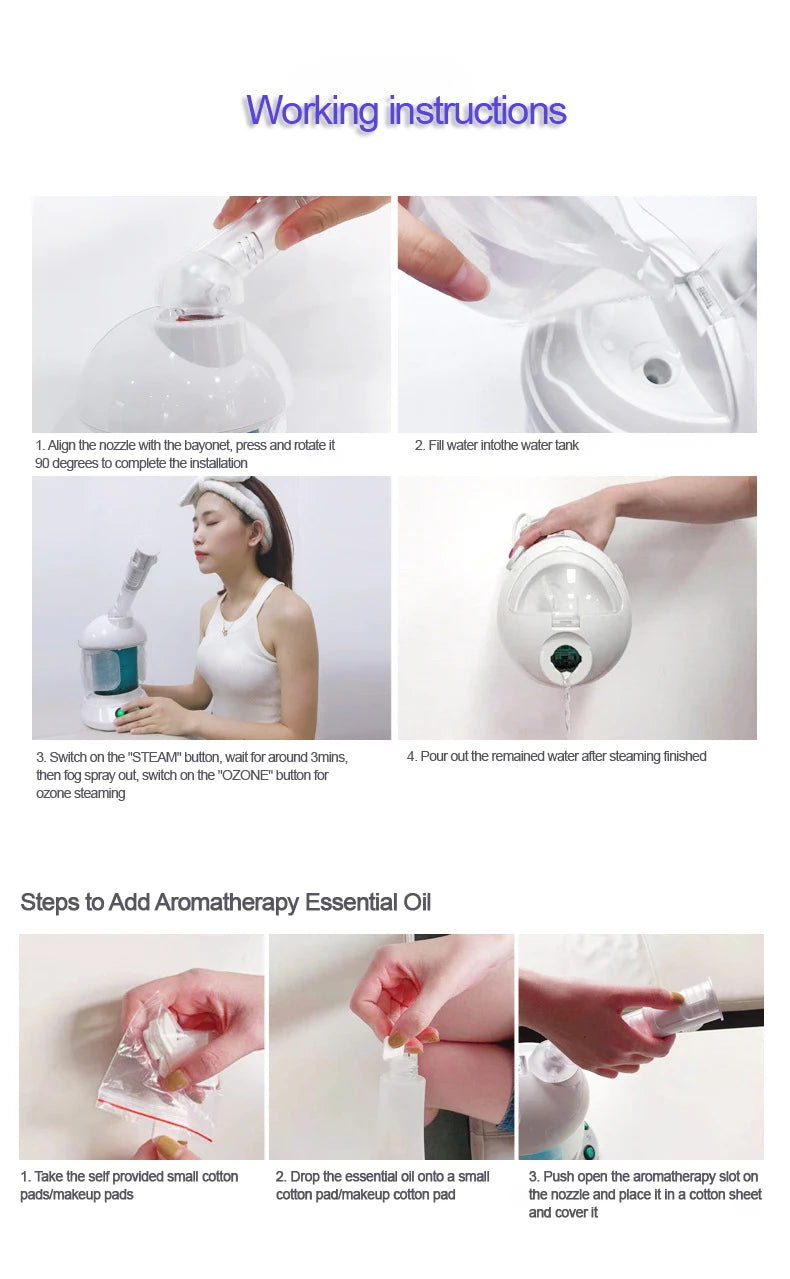 Professional Facial Steam Sprayer - Wellness and Tech