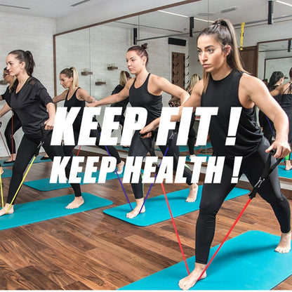 300LBS Fitness Resistance Bands Set - Wellness and Tech