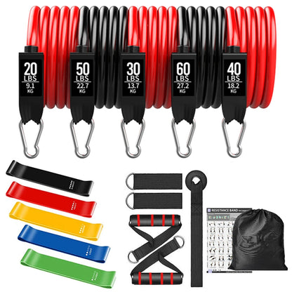 300LBS Fitness Resistance Bands Set - Wellness and Tech