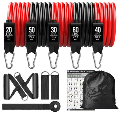 300LBS Fitness Resistance Bands Set - Wellness and Tech