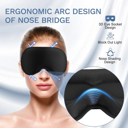 2pcs Total Blackout 3D Sleeping Mask - Wellness and Tech