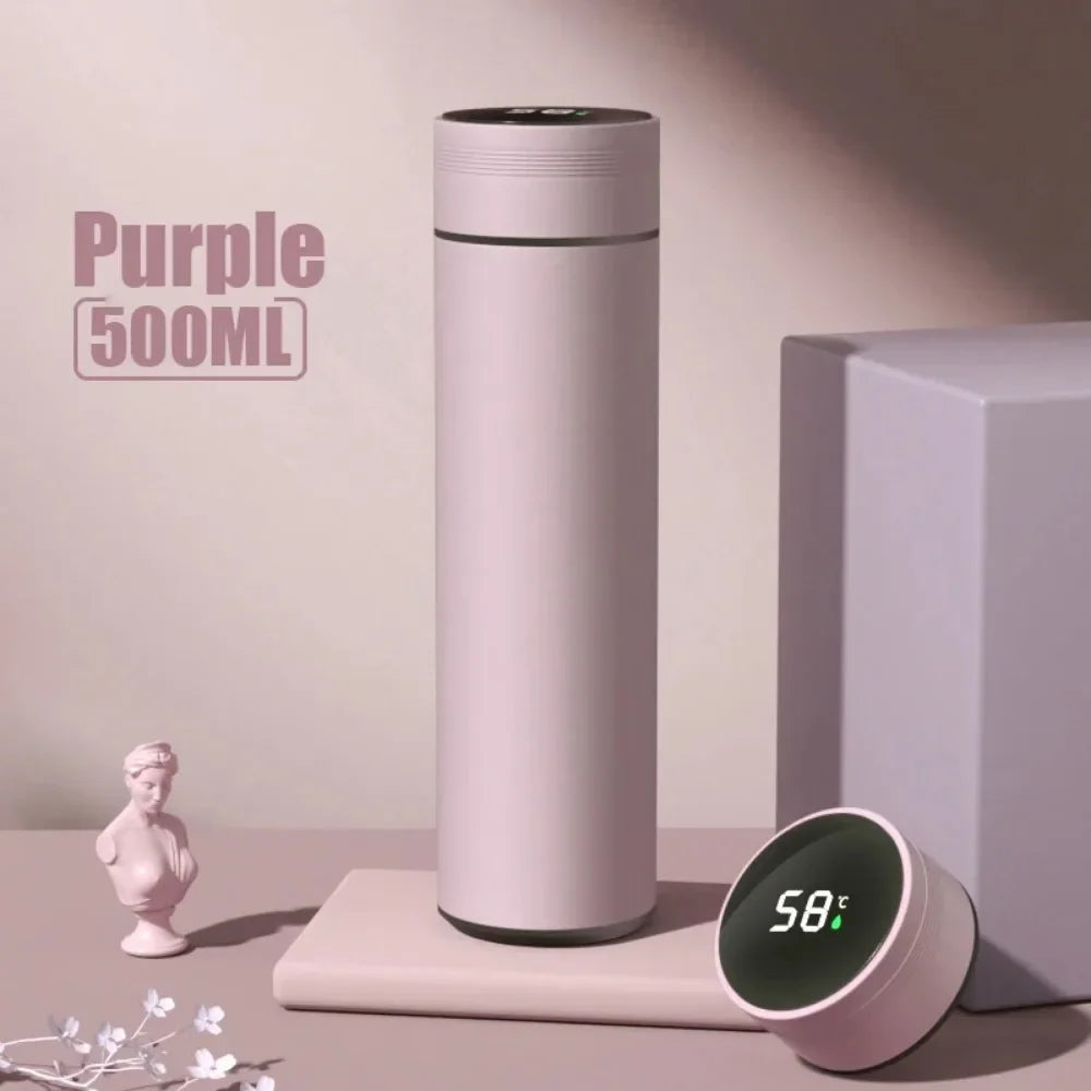 500ML Thermos Bottle | Smart Cup Digital with Temperature Display| Thermos Bottle Long-lasting Heat