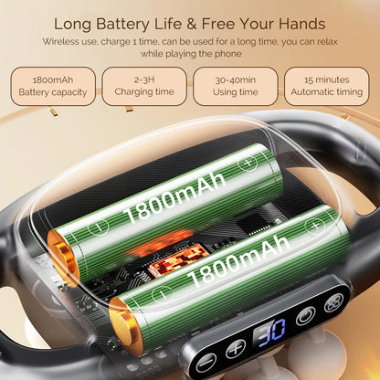 16 Head Fascia Gun High Frequency Vibration Body Massage Machine - Wellness and Tech