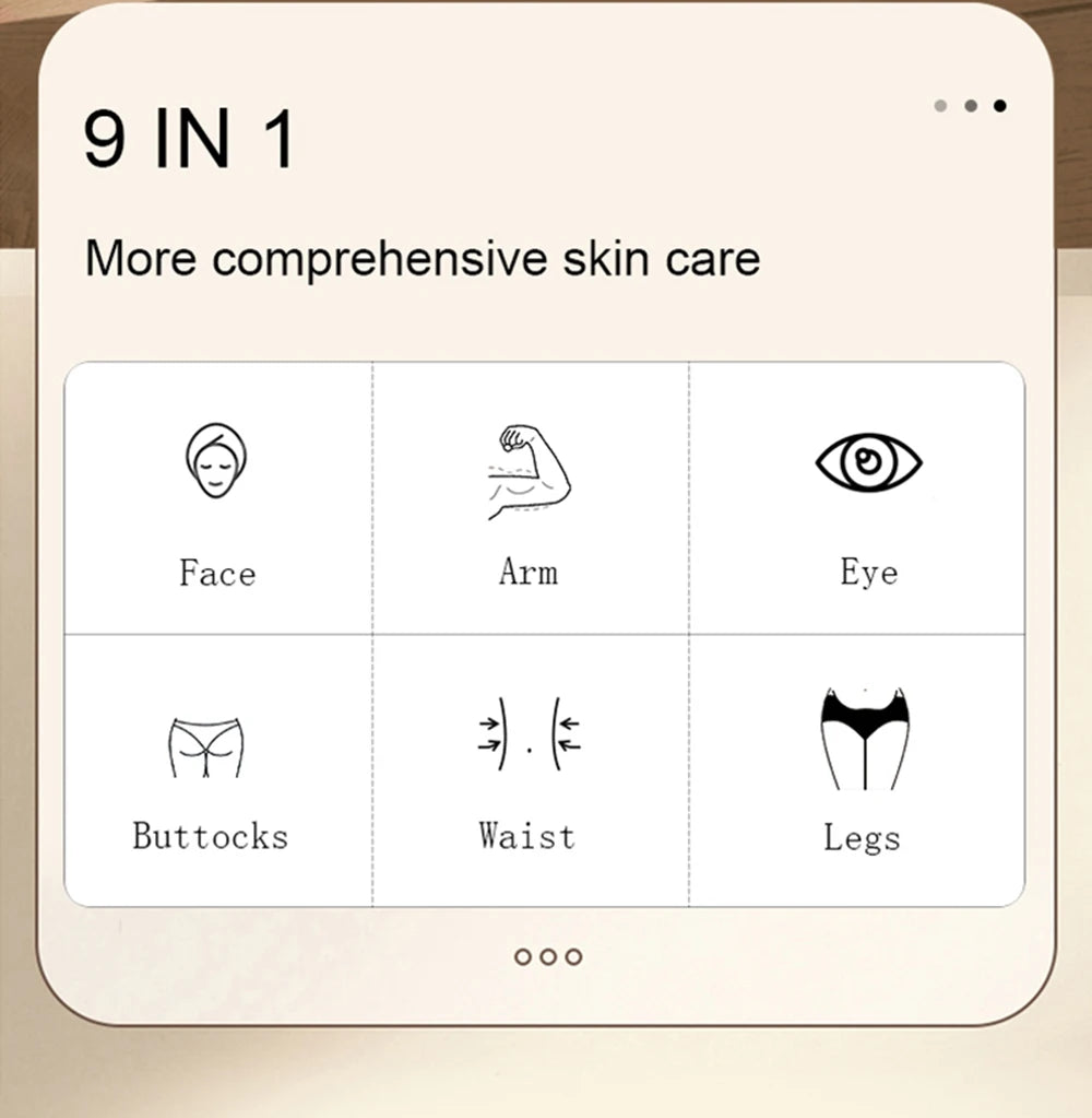 Newest 9 In 1 Lipolaser Cavitation Slimming Machine - RF Skin Lifting Radio Frequency - Wellness and Tech