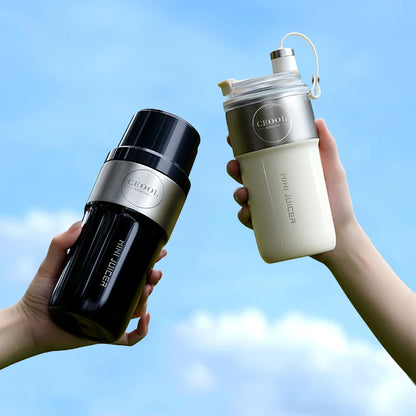 26-Blade High-Power Portable Blender & Insulated Travel Juicer