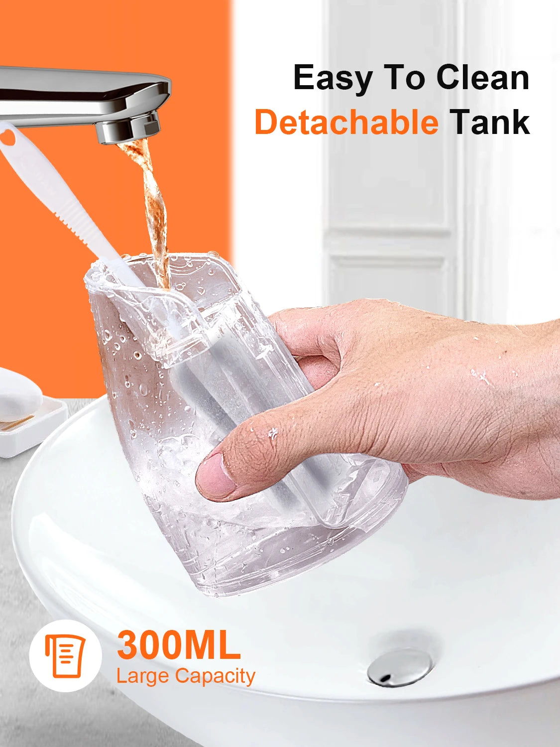 Adult Portable Oral Irrigator - Water Flosser - Wellness and Tech