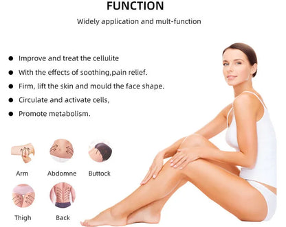 80k Cavitation + RF+ Vacuum Body Slimming Fat Burner Health Machine 6 in 1 Ultrasound Massager--Weight Loss Beauty Device - Wellness and Tech