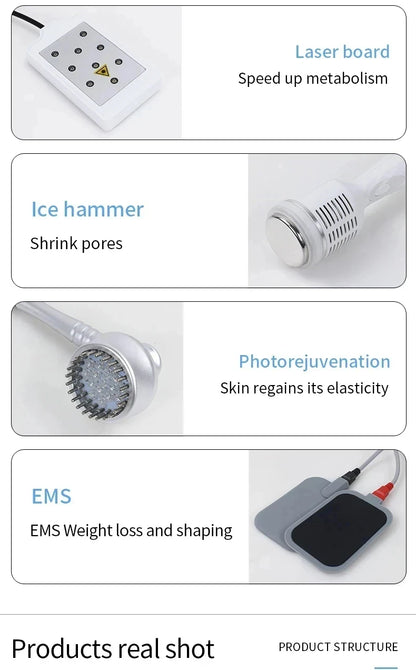 Newest 9 In 1 Lipolaser Cavitation Slimming Machine - RF Skin Lifting Radio Frequency - Wellness and Tech