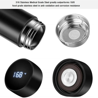 500ML Thermos Bottle | Smart Cup Digital with Temperature Display| Thermos Bottle Long-lasting Heat