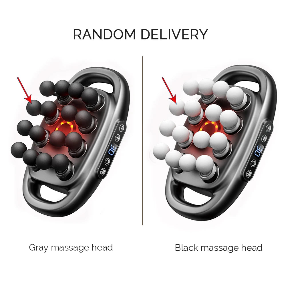 16 Head Fascia Gun High Frequency Vibration Body Massage Machine - Wellness and Tech