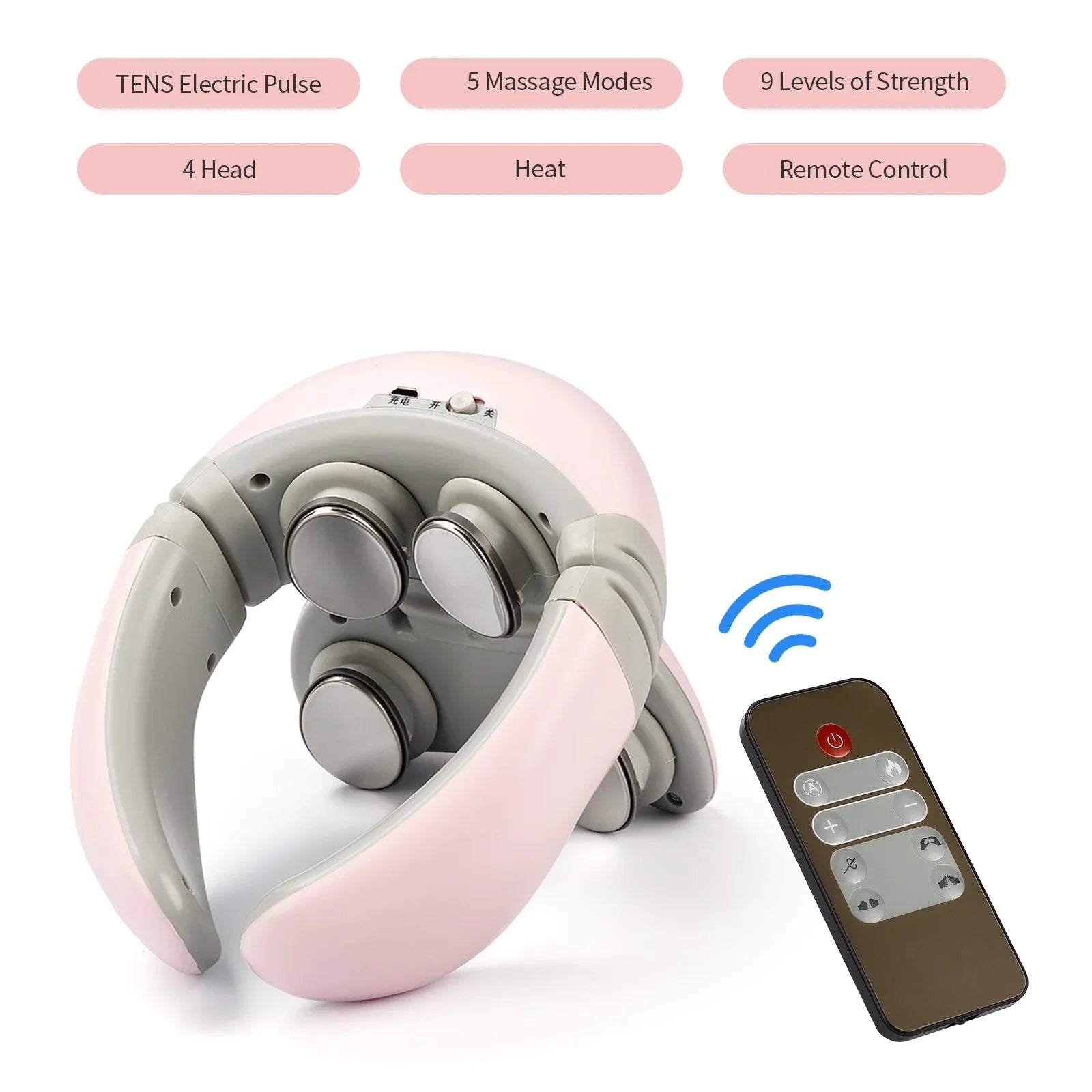 6 Modes Electric Neck Massager - Wellness and Tech