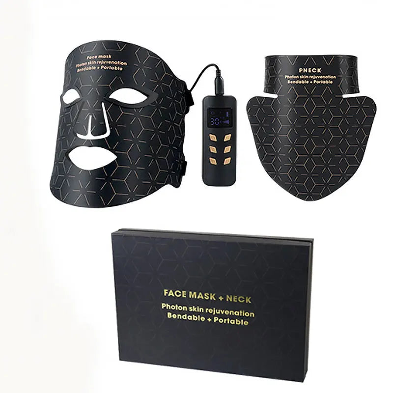 Silicone Infrared Red Light Therapy Face Mask for Skin Care Face Anti-aging - 4 Colours - Wellness and Tech