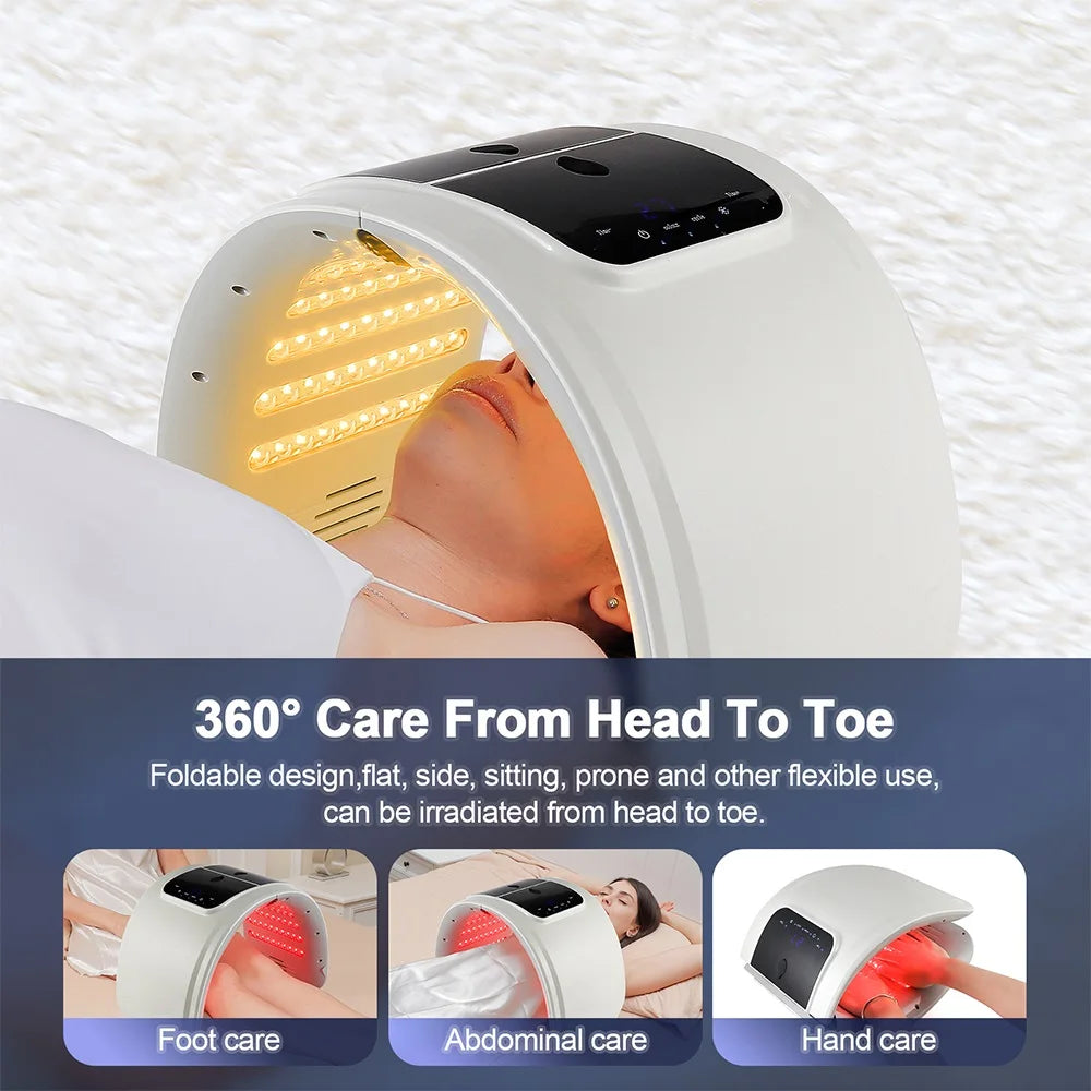 7 Colors LED Photon Machine With Nano Spray | Skin Moisturizing - Wellness and Tech