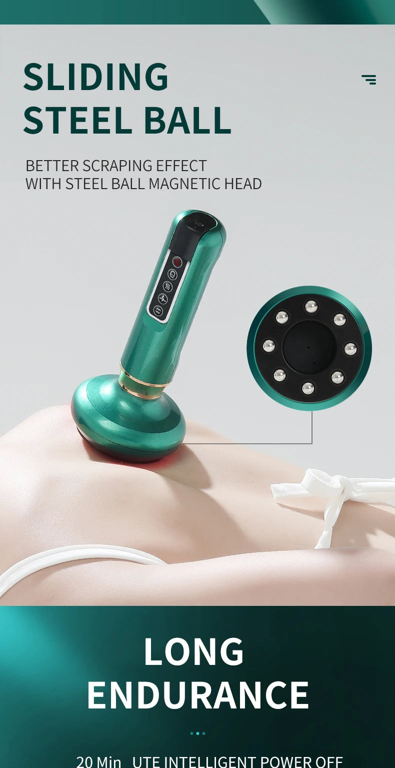 Electric Cupping Massager | Anti-Cellulite Vacuum Suction Cup - Wellness and Tech
