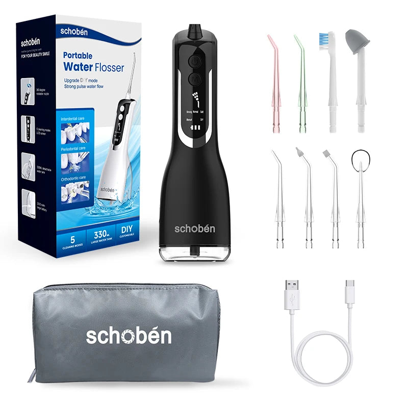Adult Portable Oral Irrigator - Water Flosser - Wellness and Tech
