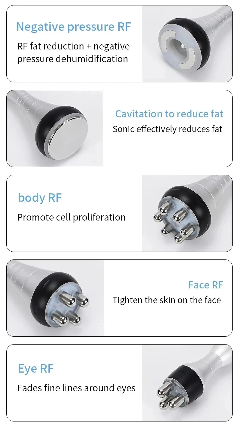 Newest 9 In 1 Lipolaser Cavitation Slimming Machine - RF Skin Lifting Radio Frequency - Wellness and Tech
