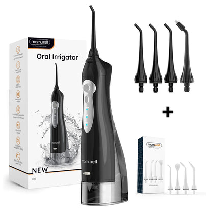 Rechargeable Water Dental Flosser - Wellness and Tech