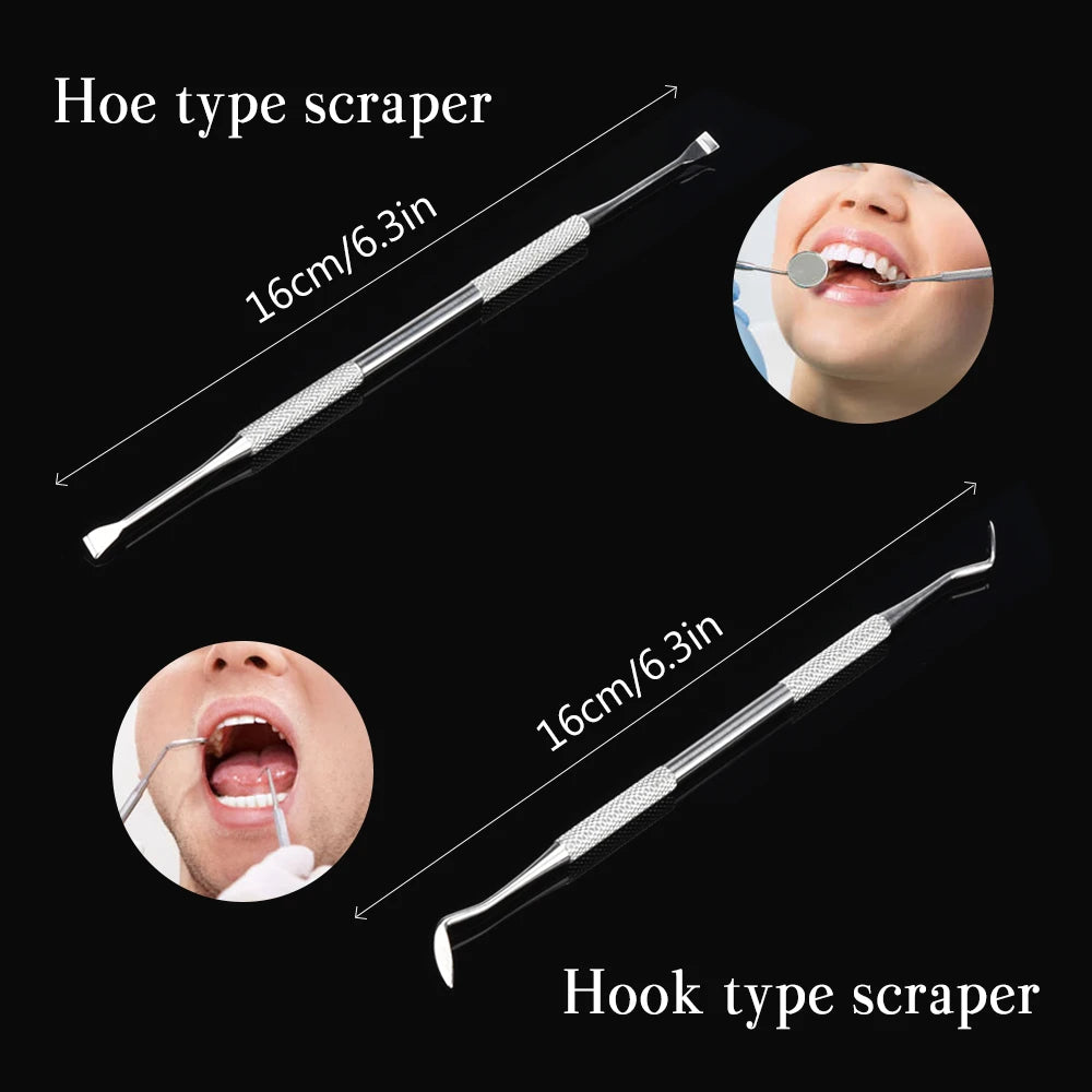 Electric Teeth Polisher 8pcs Replaceable Heads Dental Scaler Tartar Stain Plaque Remover Tooth Cleaner Whitener Oral Care - Wellness and Tech