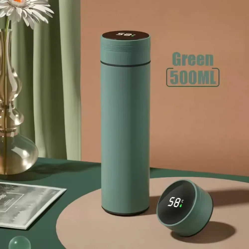 500ML Thermos Bottle | Smart Cup Digital with Temperature Display| Thermos Bottle Long-lasting Heat