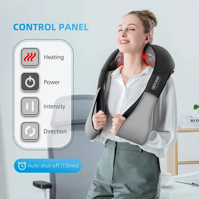 Back, Shoulder and Neck Massager - Wellness and Tech