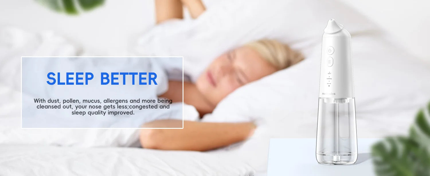 Pulsating Sinus Rinse irrigator - Wellness and Tech