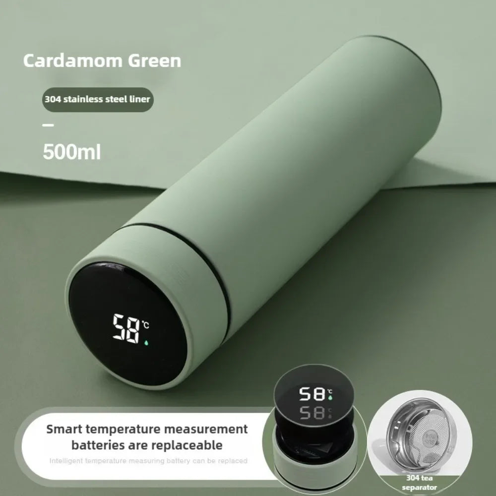 500ML Thermos Bottle | Smart Cup Digital with Temperature Display| Thermos Bottle Long-lasting Heat