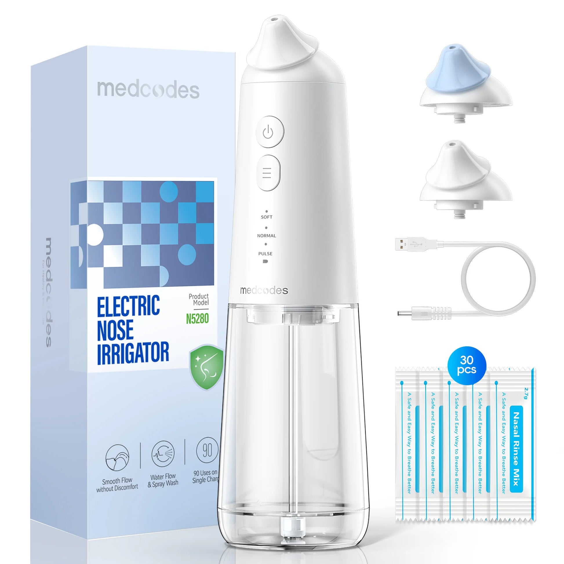 Pulsating Sinus Rinse irrigator - Wellness and Tech