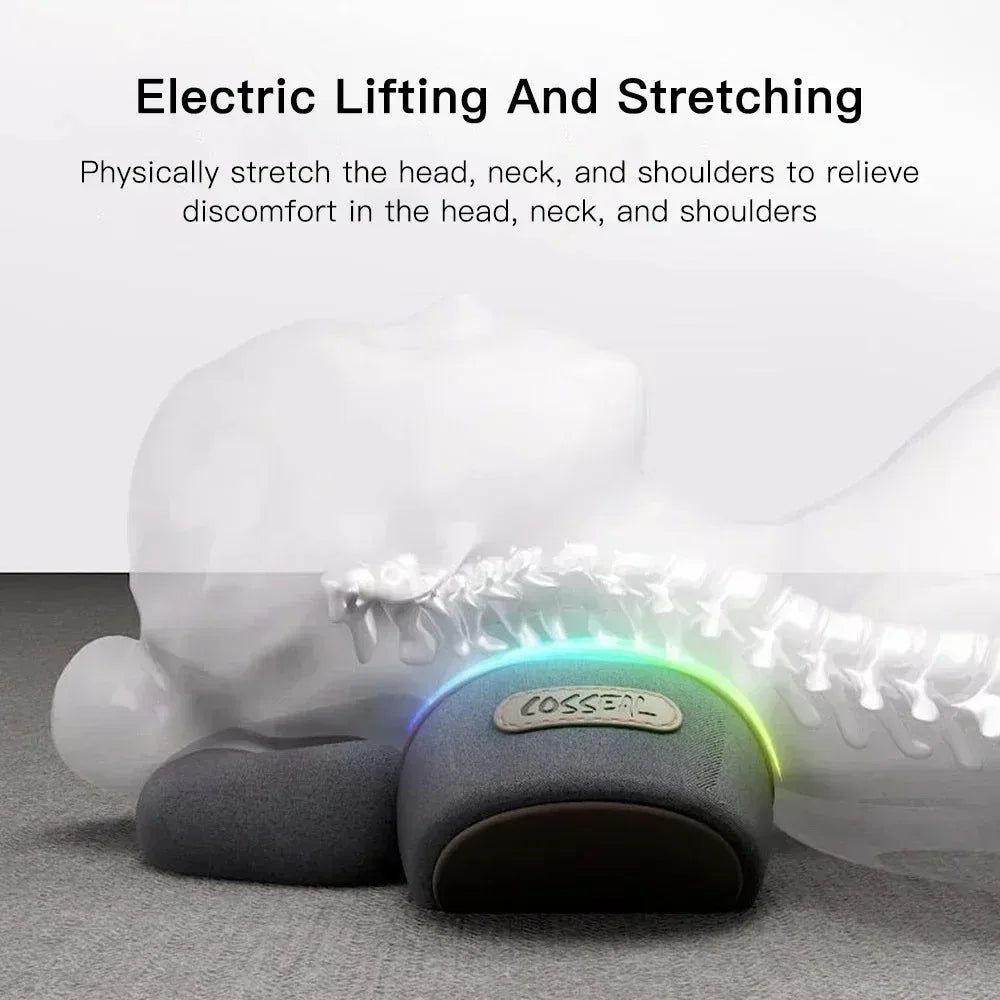 Electric Neck Massager |Cervical Pillow |Hot Compress - Wellness and Tech