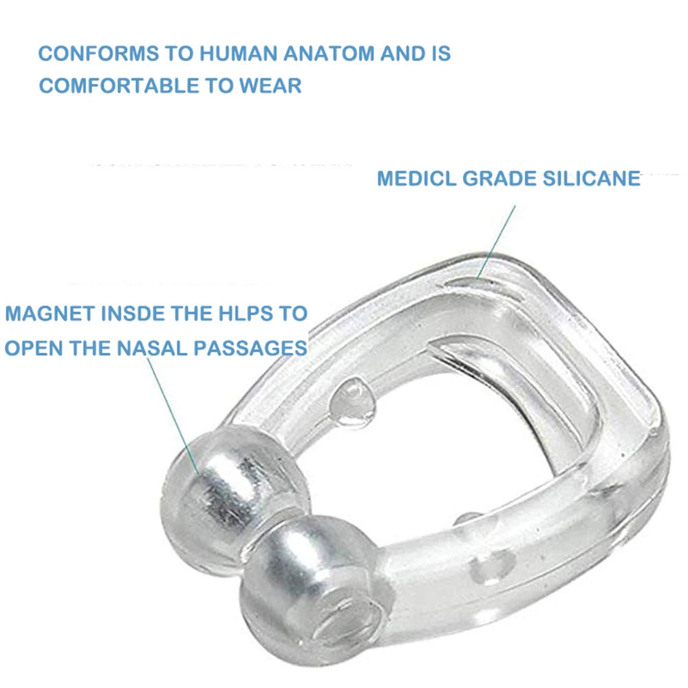 Magnetic Anti Snore Nose Clip - Wellness and Tech