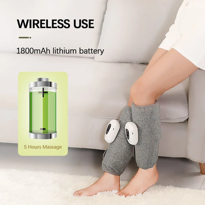 Wireless Smart Electric Leg Massager - Wellness and Tech