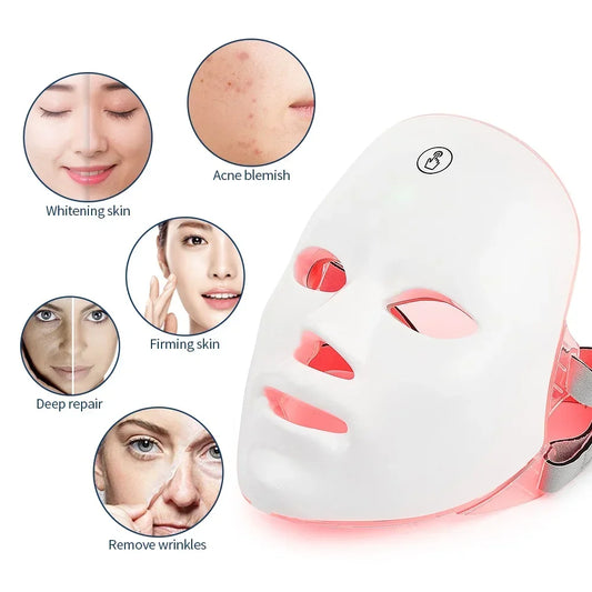 Wireless Led Facial Therapy Mask - Wellness and Tech
