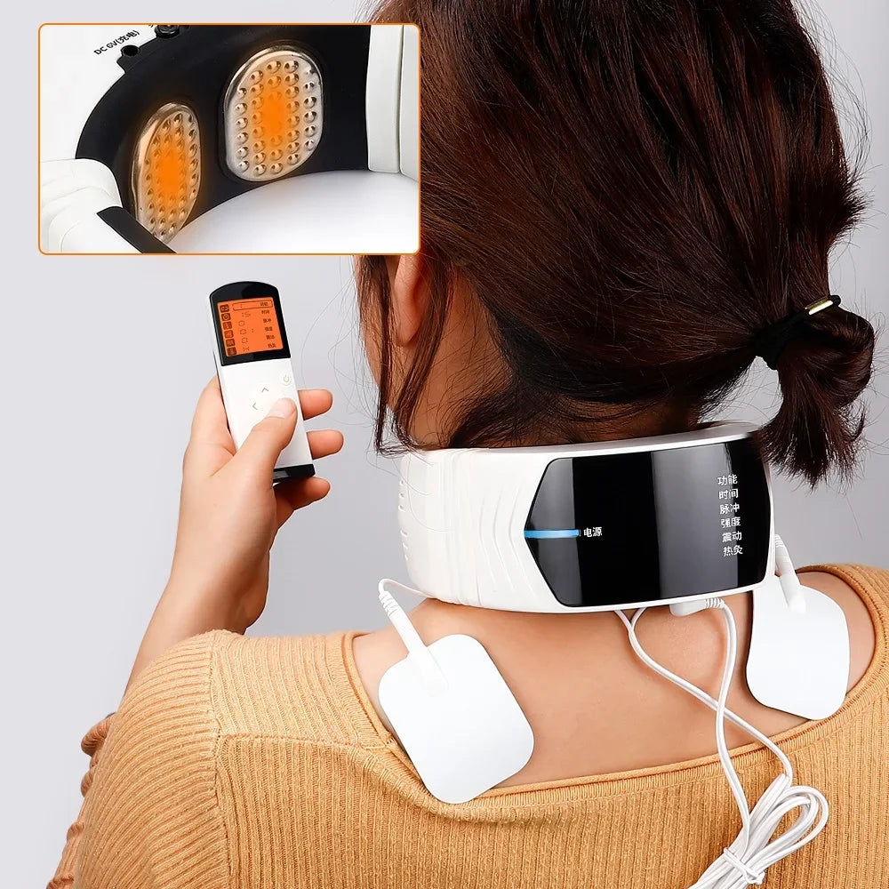 6 Modes Electric Neck Massager - Wellness and Tech