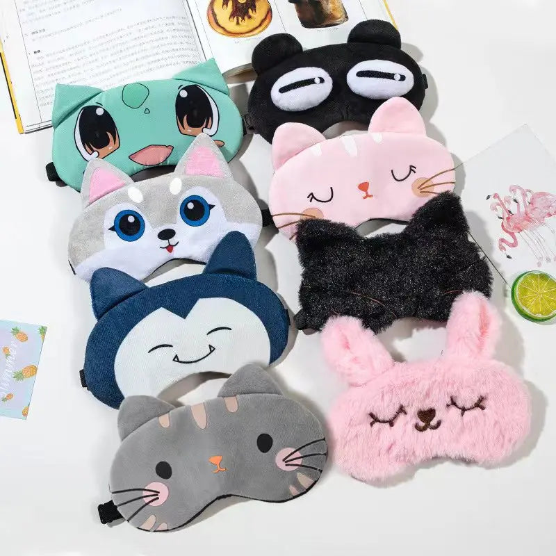 Cute Sleeping Mask - Animal Faces - Wellness and Tech
