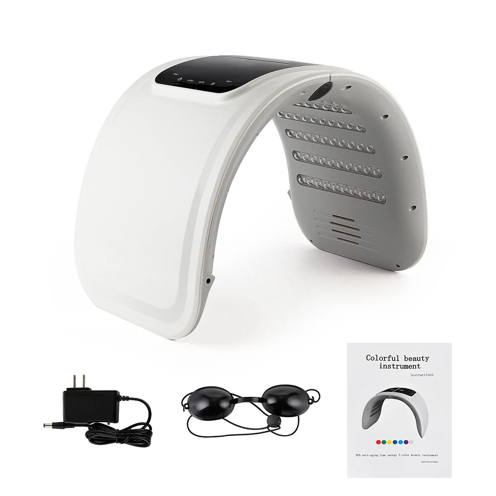7 Colors LED Photon Machine With Nano Spray | Skin Moisturizing - Wellness and Tech
