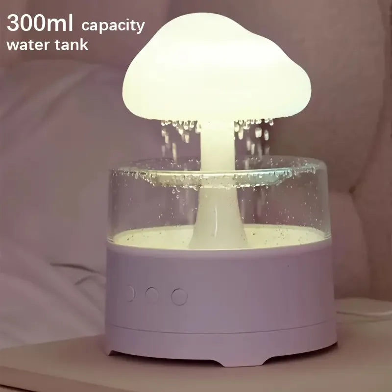 Cloud Raindrop Atmosphere Lamp Night Light | Essential Oil Small Aromatherapy Machine