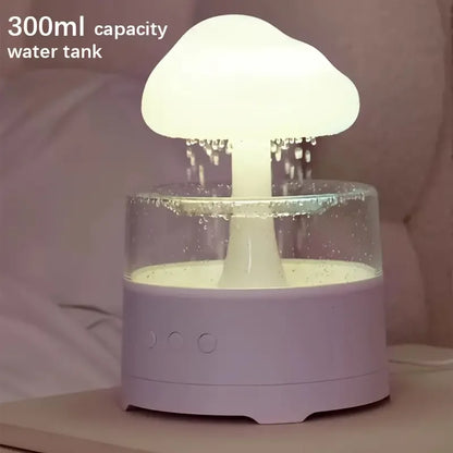 Cloud Raindrop Atmosphere Lamp Night Light | Essential Oil Small Aromatherapy Machine