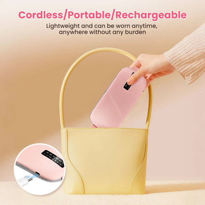 Women Menstrual Heating Pads Effective Hot Compress Period Relief Belt Rechargeable Heated Waist Massager Gifts for Female - Wellness and Tech