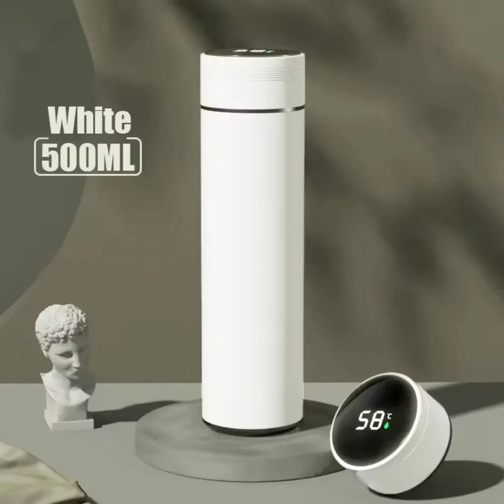 500ML Thermos Bottle | Smart Cup Digital with Temperature Display| Thermos Bottle Long-lasting Heat