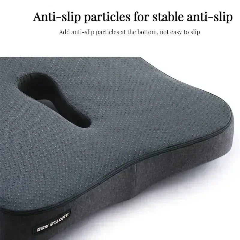Memory Foam Office Chair Cushion Car Seat Support Waist Pillow Massage Lumbar Orthopedic Pillow Buttock Coccyx Cushion Back Pads - Wellness and Tech