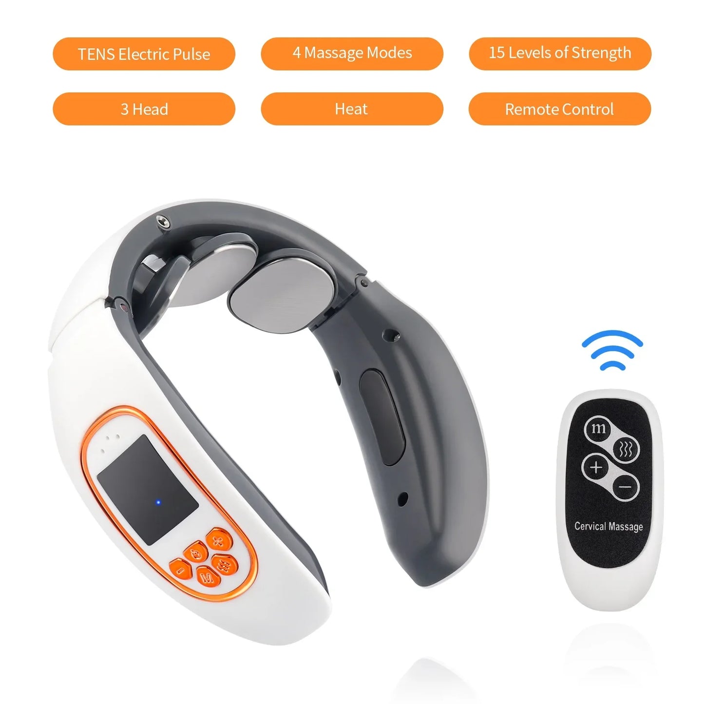 6 Modes Electric Neck Massager - Wellness and Tech