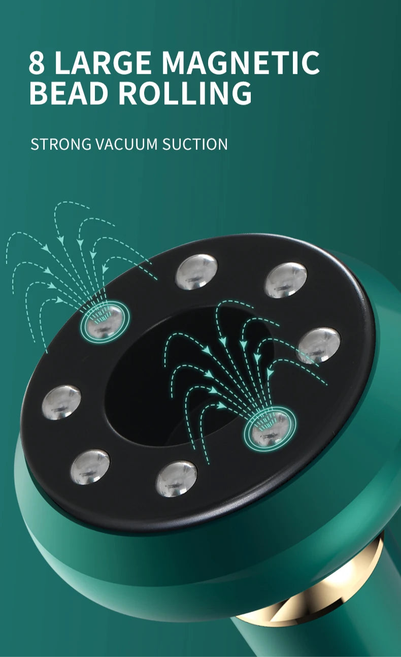 Electric Cupping Massager | Anti-Cellulite Vacuum Suction Cup - Wellness and Tech