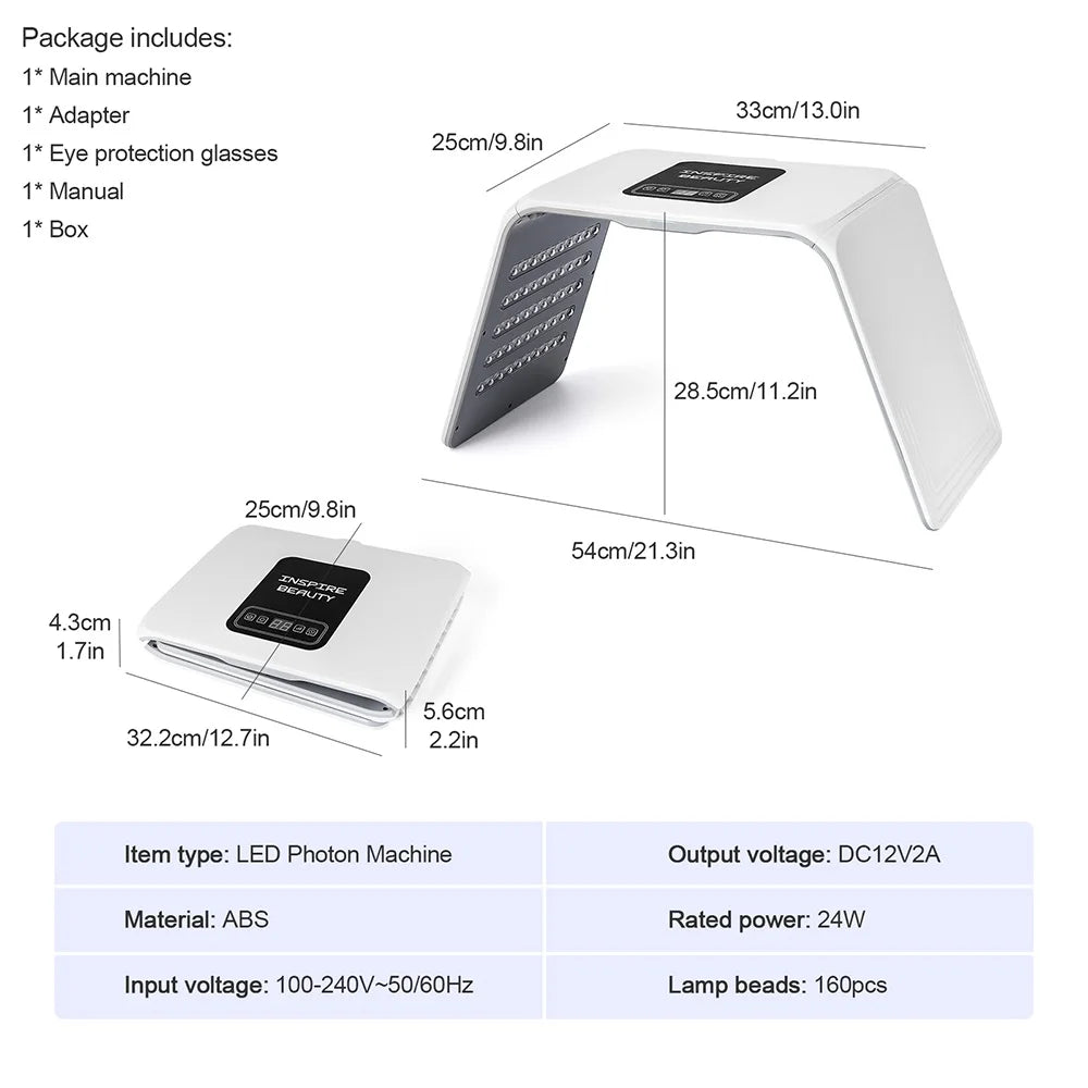 Nano Spray LED light for Face and Body Skin Care Treatment - Wellness and Tech